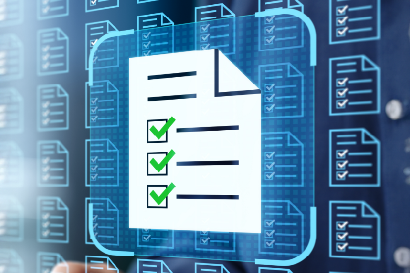 Document with three check marks showing its accessibility