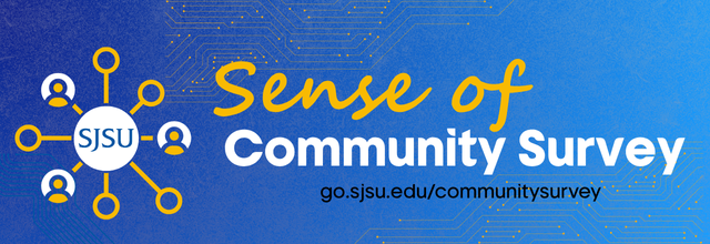 2025 SJSU Sense of Community Survey page header