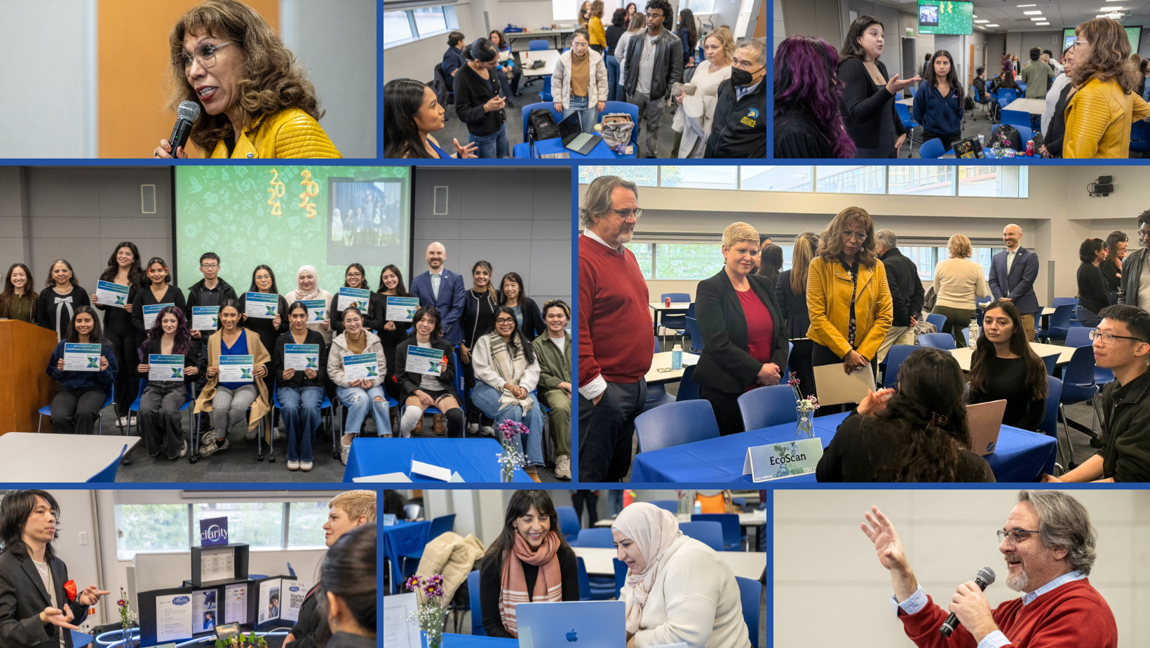 A photo collage of the final HonorsX culminating event on  December 2, 2025.