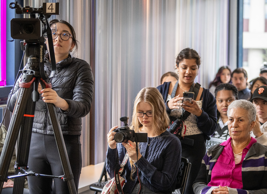 JMC Hearst Students and cameras